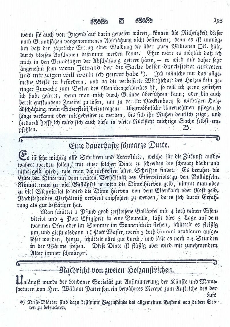 Becker Bestimmung des jährlichen Holzhiebs 1796 3