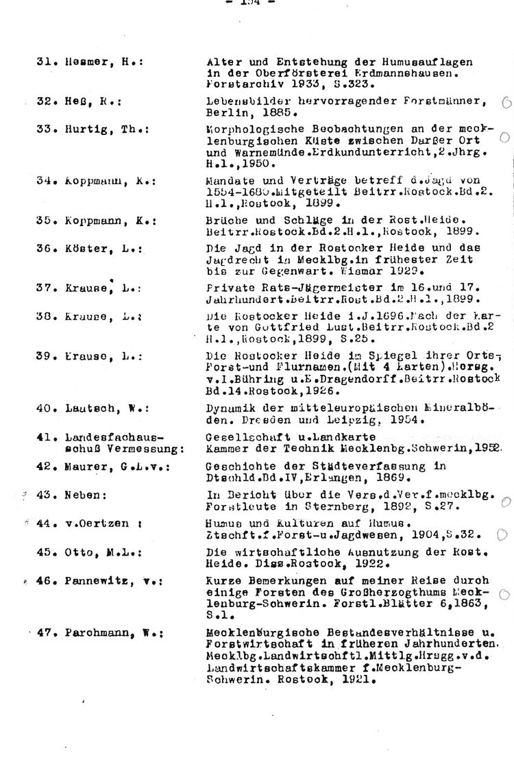 RH Oelsnitz Forstwirtschaftsgeschichte NÖM 1955 154