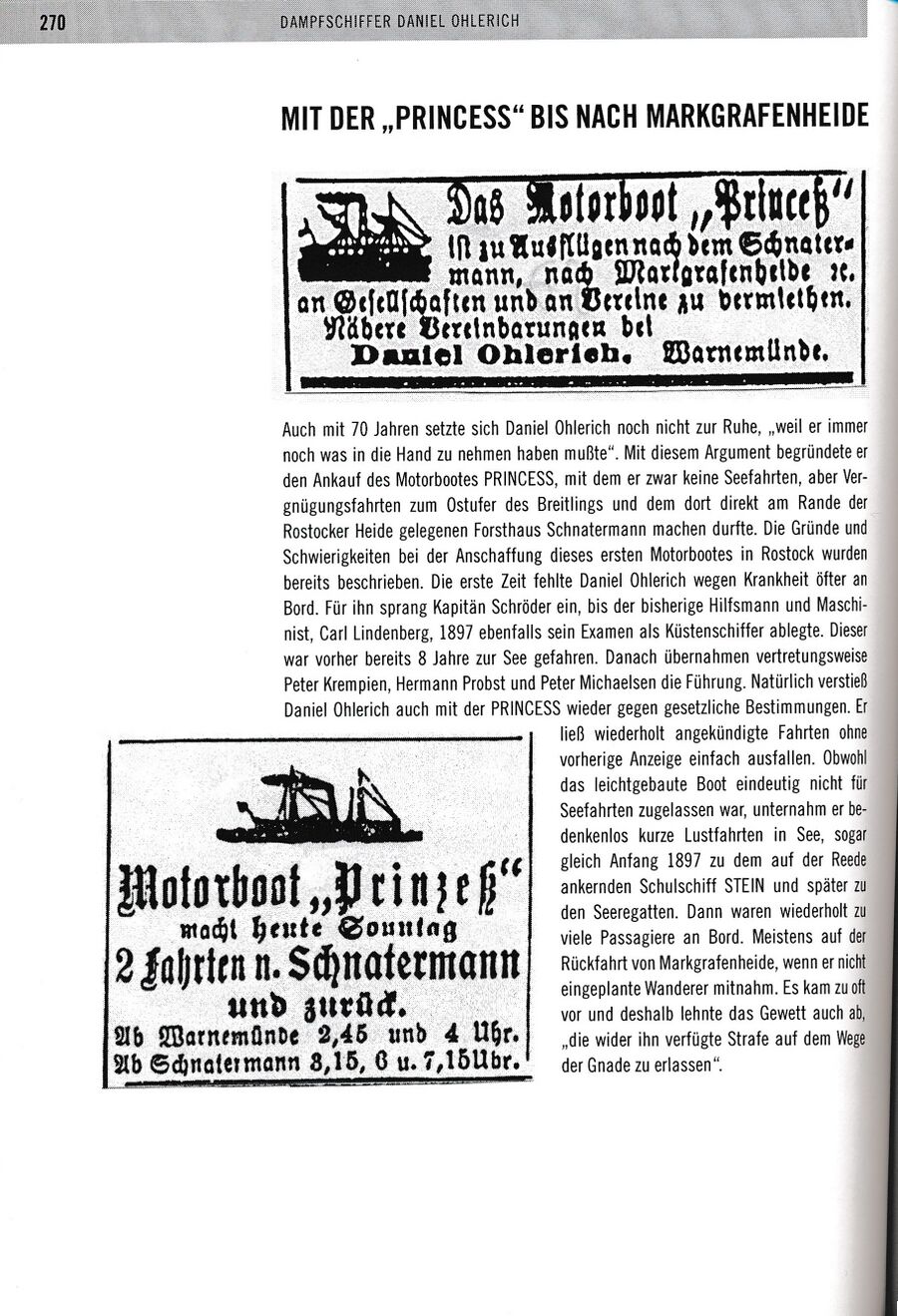 Auszug aus J. Rabbel "Vom Dampfboot zum Seedampfer" 2006 p14