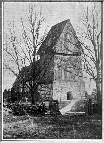 Zahrensdorfer Kirche im Jahre 1928