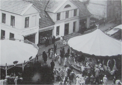 Karussell Engelbrecht und Frahm, Herbstmarkt 1954