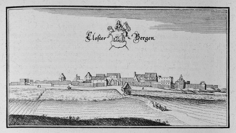 Datei:Closter Bergen um 1640 Merian.jpg