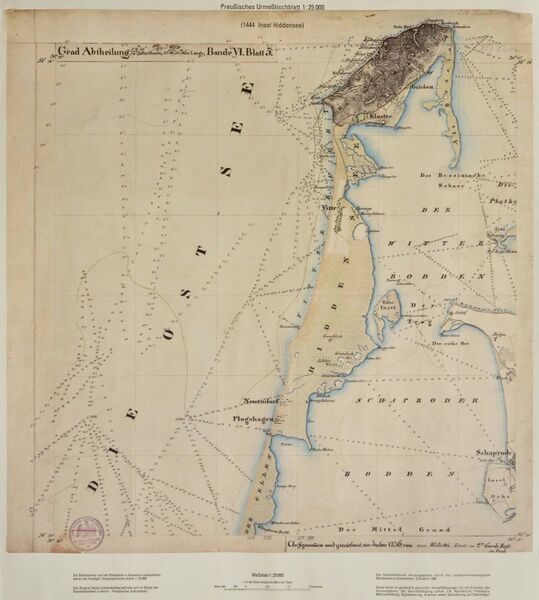 Datei:Karte Hiddensee 1836.jpg