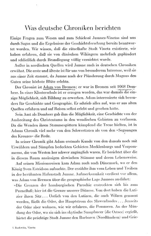 Rackwitz "Geheimnis um Vineta - Legende und Wirklichkeit... 1971 049