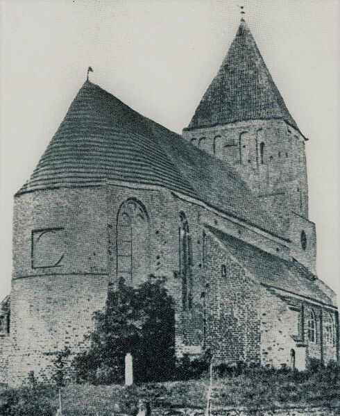 Datei:Wustrow Kirche bis 1868.jpg
