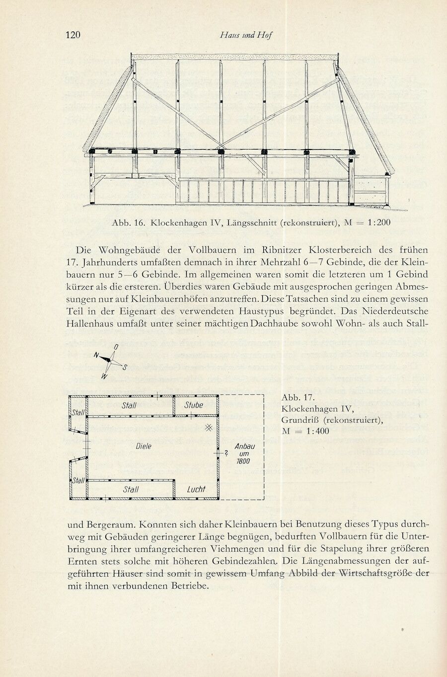 Baumgarten Bentzin 1963 Hof u Wirtschaft Ribn Bauern 120