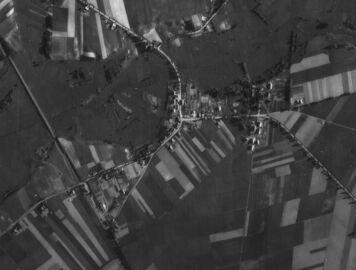 Friedrichsruhe Hof Luftbild 1953