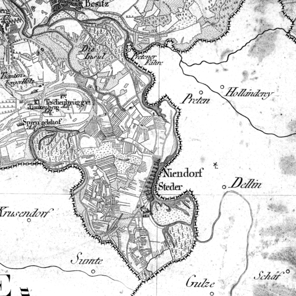 Datei:Niendorf-bNE-Ausschnitt-Schmettau-1788.png