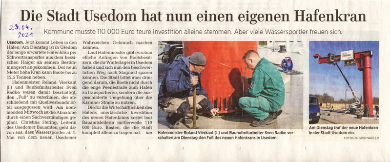 Datei:2021 Usedom Stadt Hafenkrahn.jpg