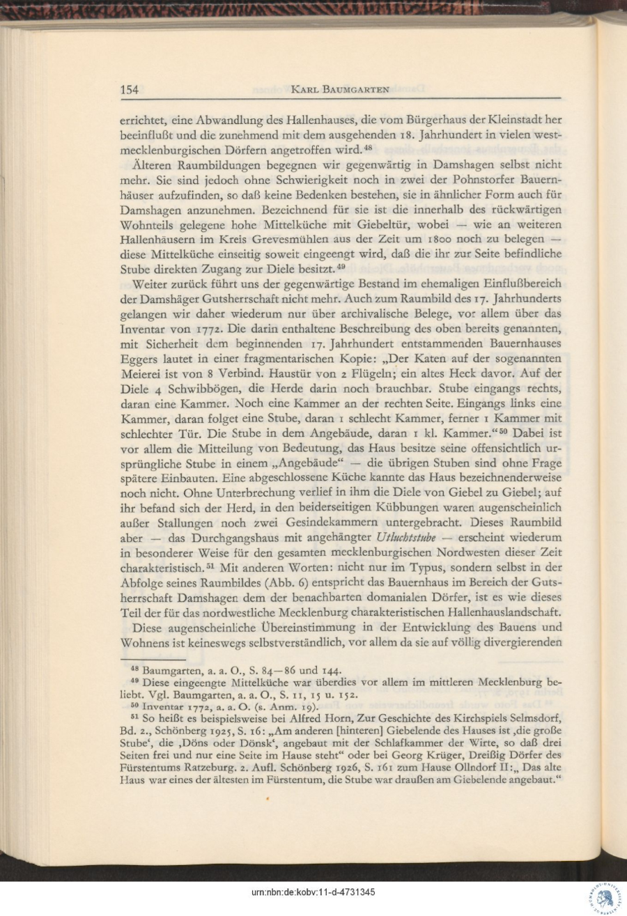 Baumgarten 1973 Damshagen 154