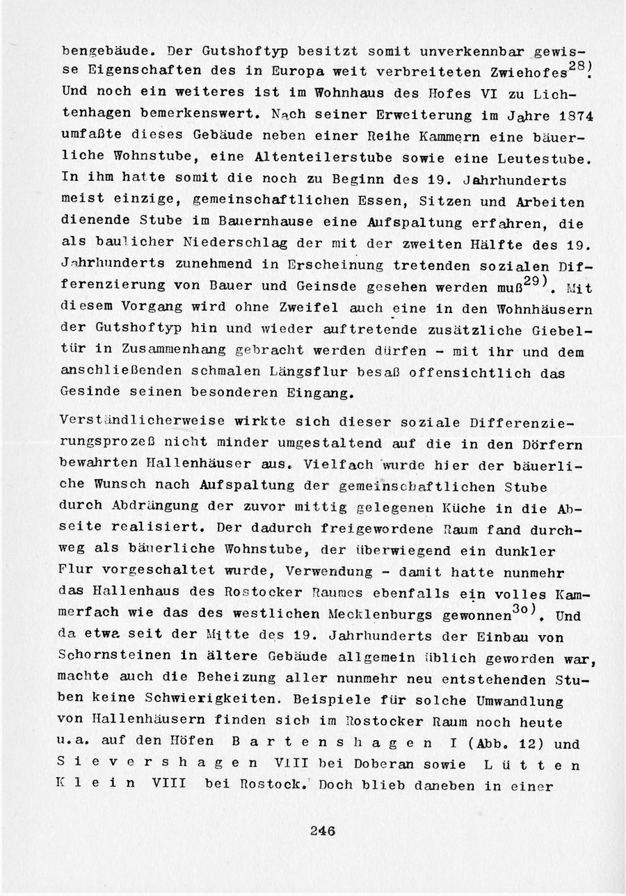 Baumgarten 1966 Haus u Dorf nw Mecklenburg 246