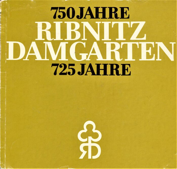 725 Jahre Ribnitz 750 Jahre Damgarten 1983 Titel