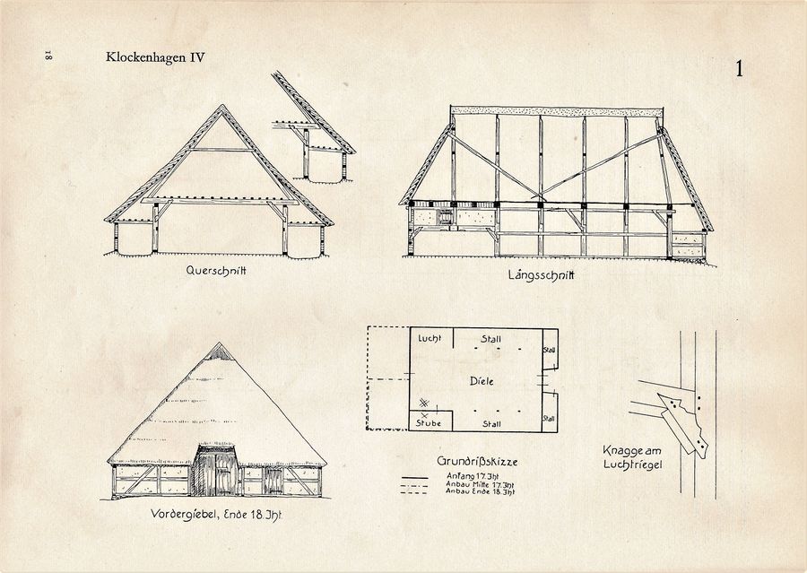 Baumgarten 1966 Haus u Dorf nw Mecklenburg 255