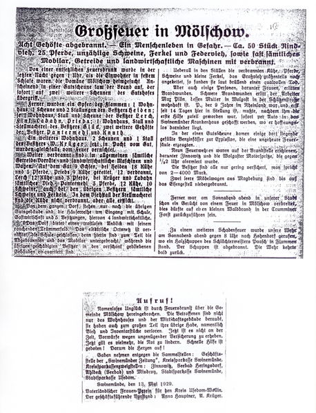 Datei:1929 Mölschow Brand.jpg