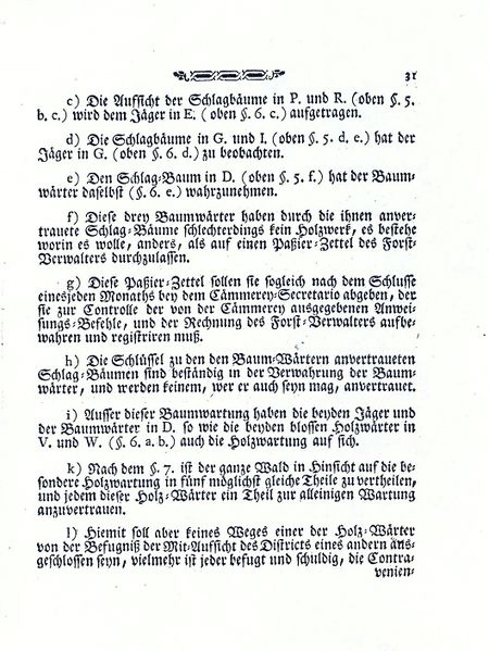 RH Herzogliches Regulativ 1774 31
