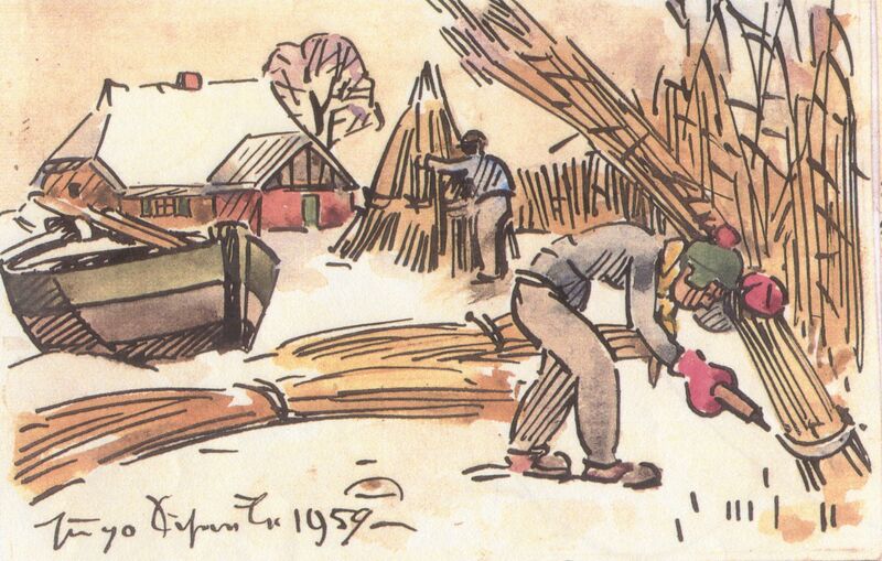 Datei:Scheele - 1959 Schilfschneiden.jpg