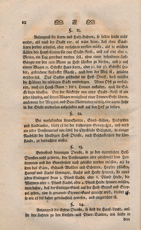 links Rövershagen Wirtschaftsordnung 1767 09