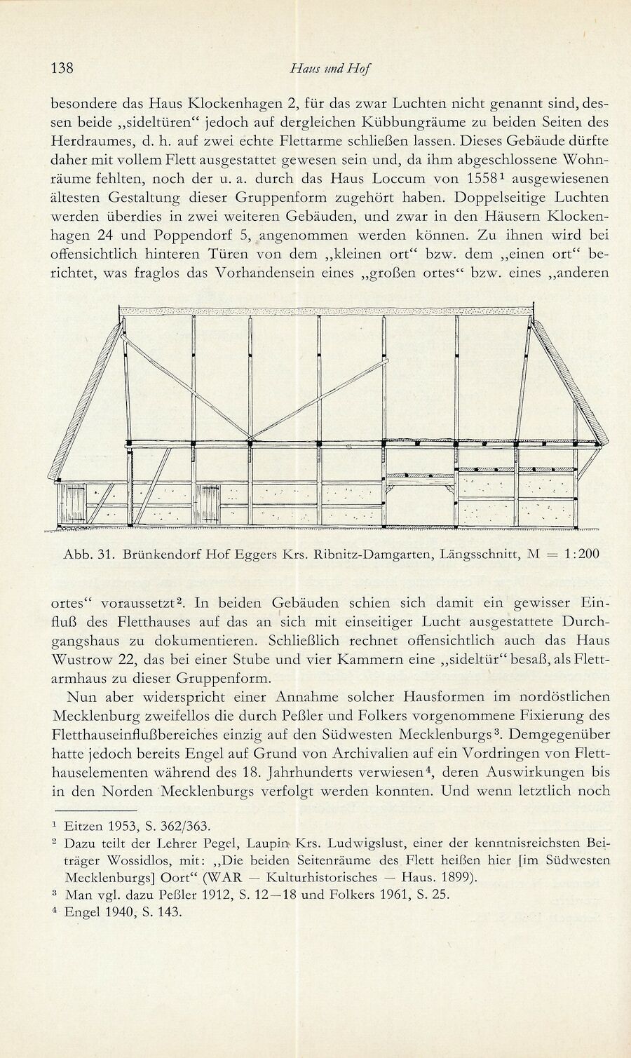 Baumgarten Bentzin 1963 Hof u Wirtschaft Ribn Bauern 138