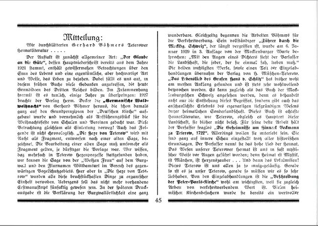 Flurnamen und Lokalbezeichnungen der Stadt und Feldmark Teterow 45