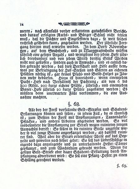 RH Herzogliches Regulativ 1774 54
