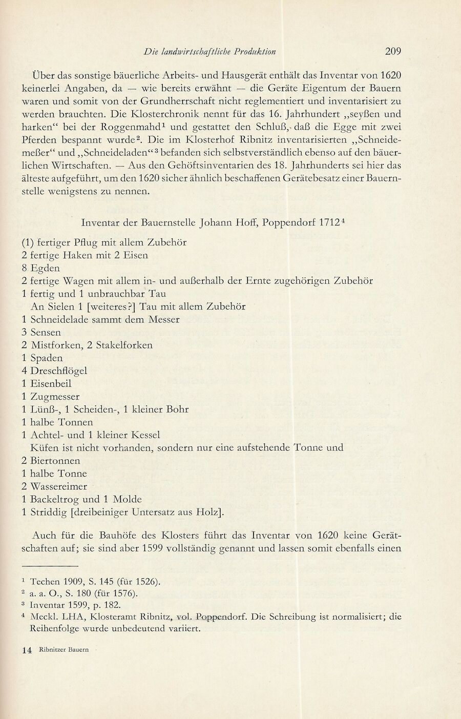 Baumgarten Bentzin 1963 Hof u Wirtschaft Ribn Bauern 209