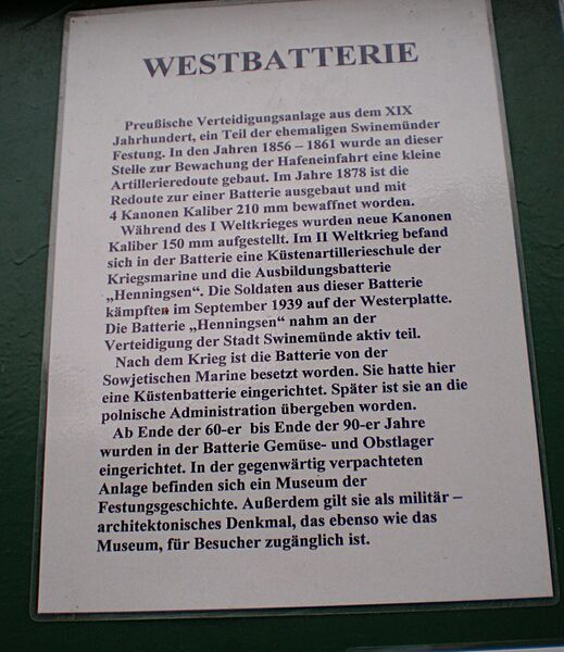 Datei:Swinemünde Anlage 13.JPG